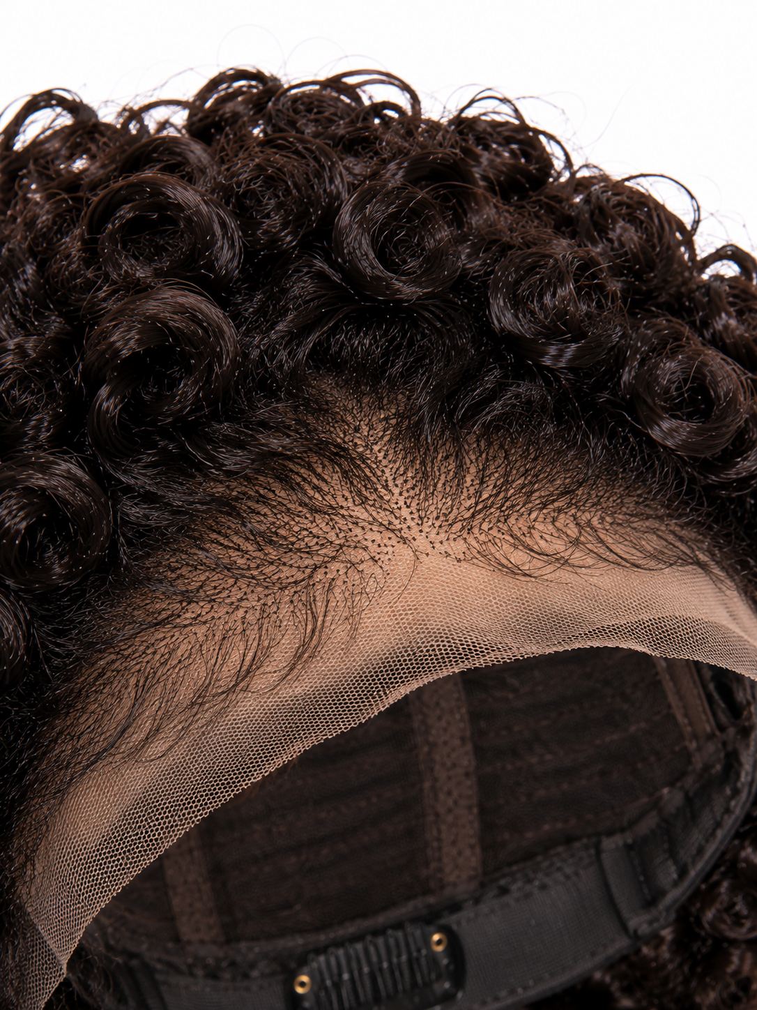 Natural Afro Curl Men's Hair System – Black Curly Toupee with Natural Hairline - Image 12