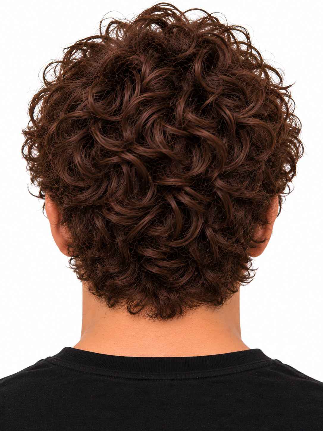 Natural Curly Waves Men's Hair System | Curly Toupee – XHairLab - Image 5