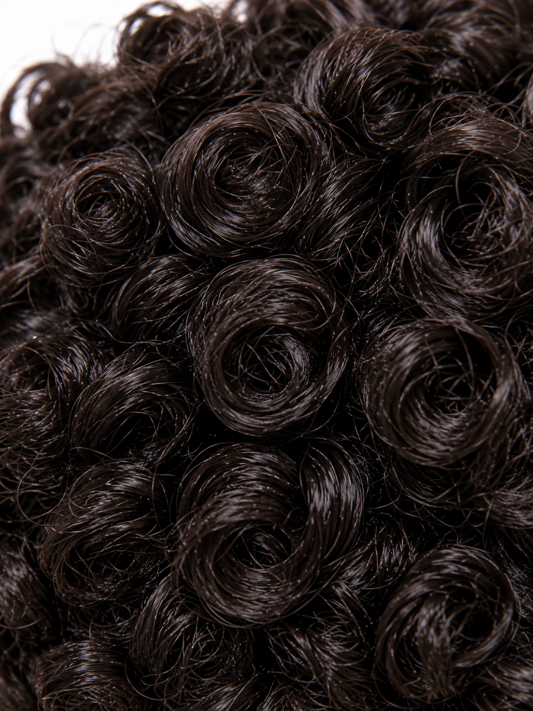 Natural Afro Curl Men's Hair System – Black Curly Toupee with Natural Hairline - Image 11