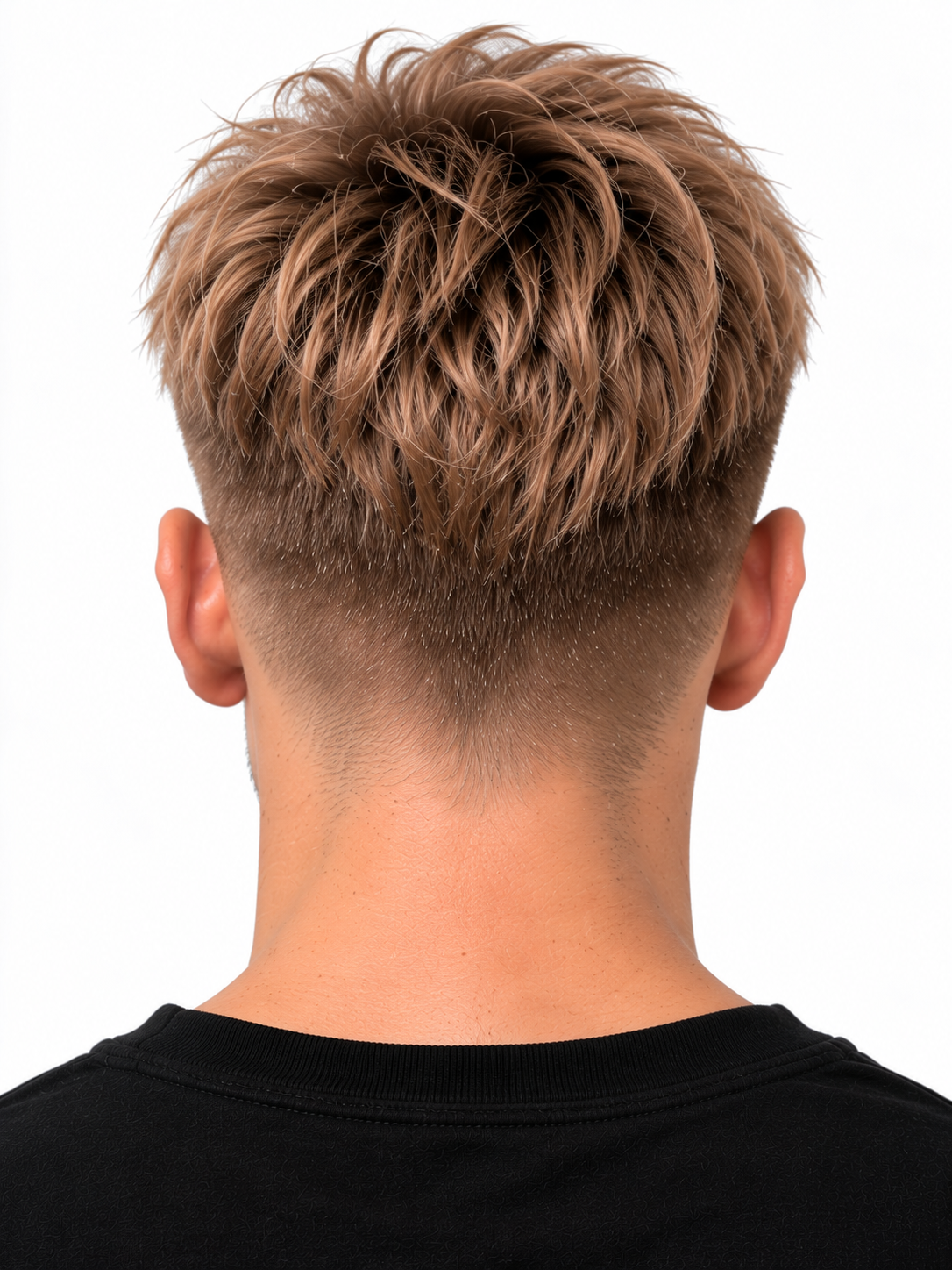 Textured French Crop Men's Hair System – Thick Ash Blonde Fringe Toupee | XHairLab - Image 7