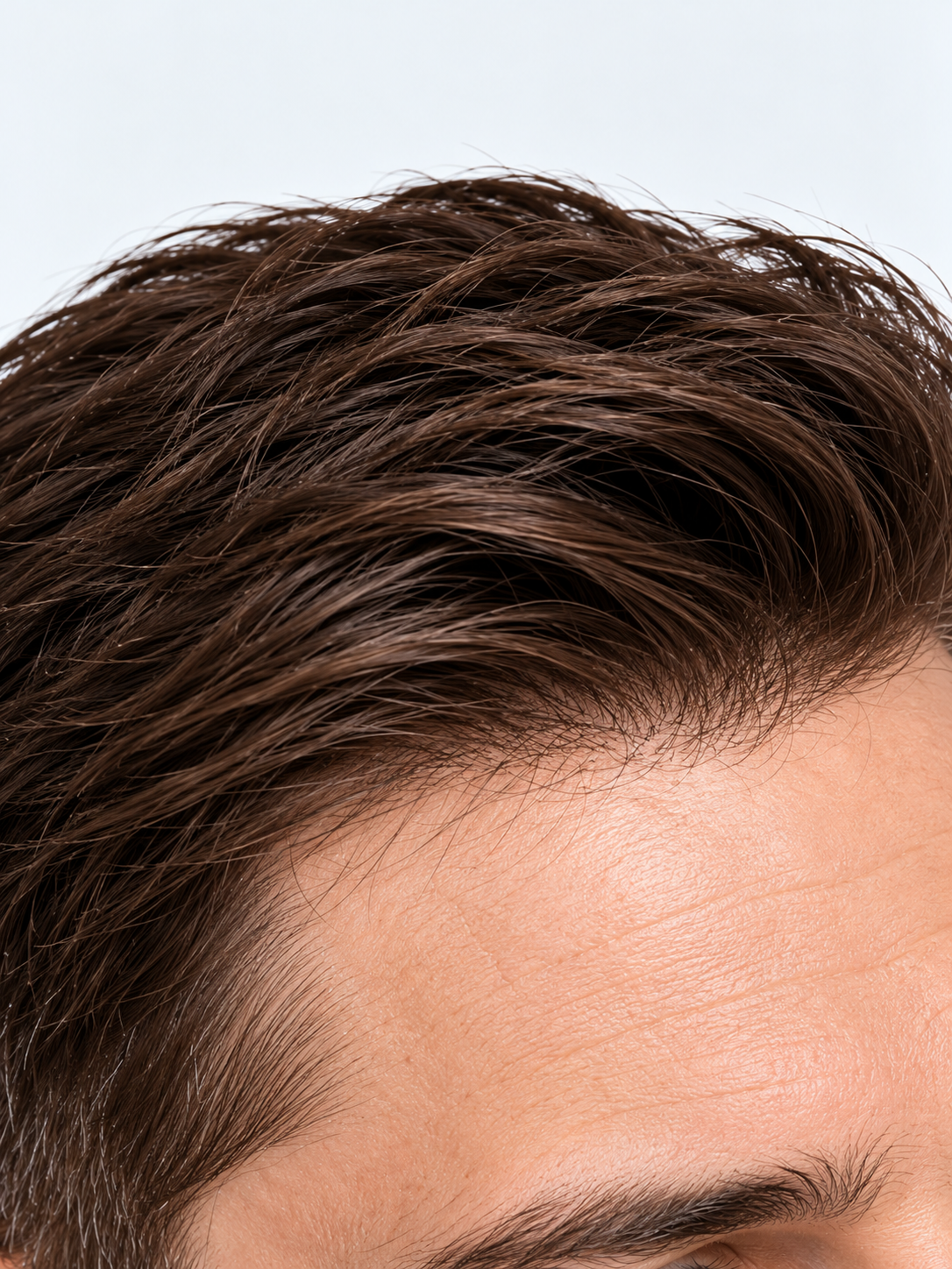 Classic Short Men's Hair System – Natural Hairline & Versatile Style - Image 8